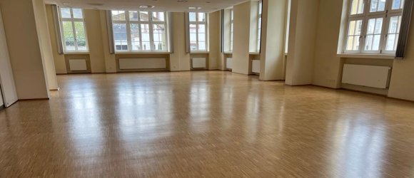 Bild zeigt Ausschnitt Goldkuppelsaal im Kulturzentrum Mehring